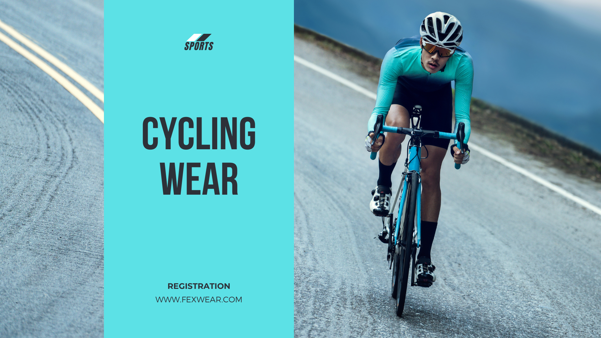 cycling clothing banner