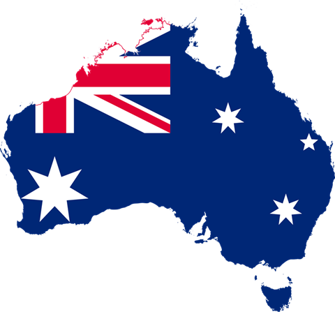 Fexwear Australia map 480 Fexwear Australia map 480