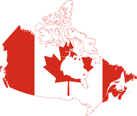 Fexwear Canada map