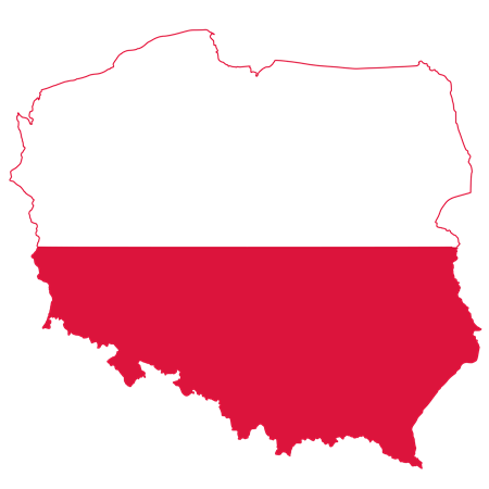 Fexwear Poland map Fexwear Poland map