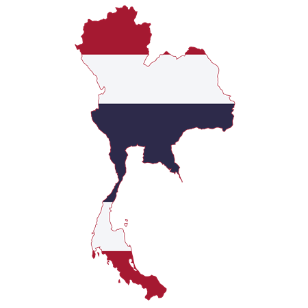 Fexwear Thailand map Fexwear Thailand map