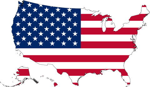 Fexwear USA Map 480 Fexwear USA Map 480