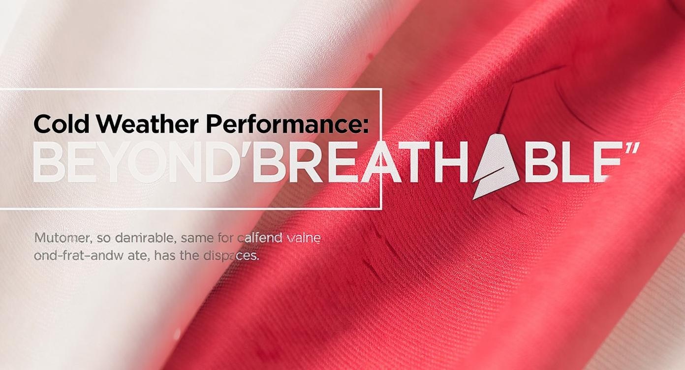 Cold Weather Performance: Beyond “Breathable”