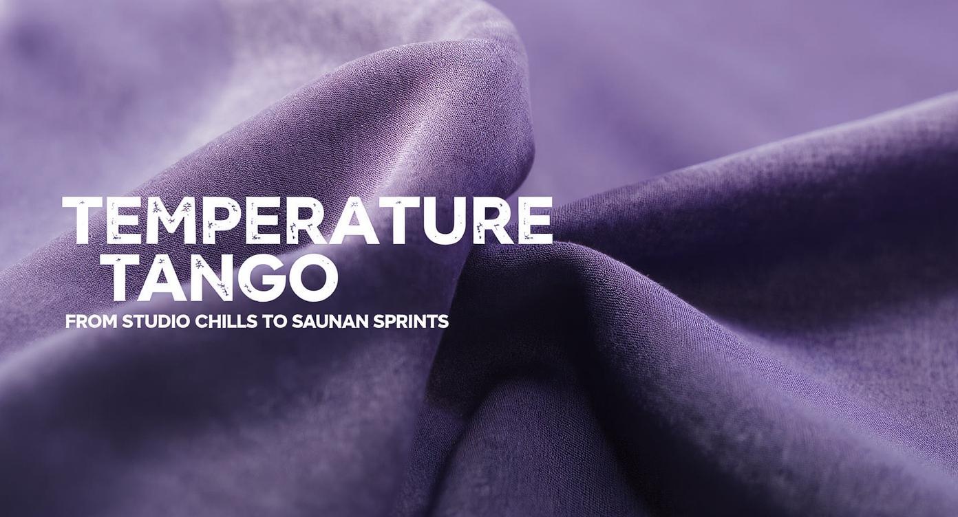 Temperature Tango: From Studio Chills to Sauna Sprints