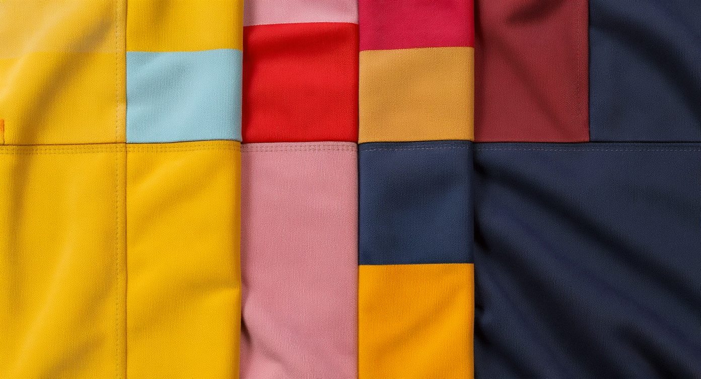 23 Top-Rated T-Shirt Design Trends for 2023–2024 - Color-Blocked Panels Bold Structured