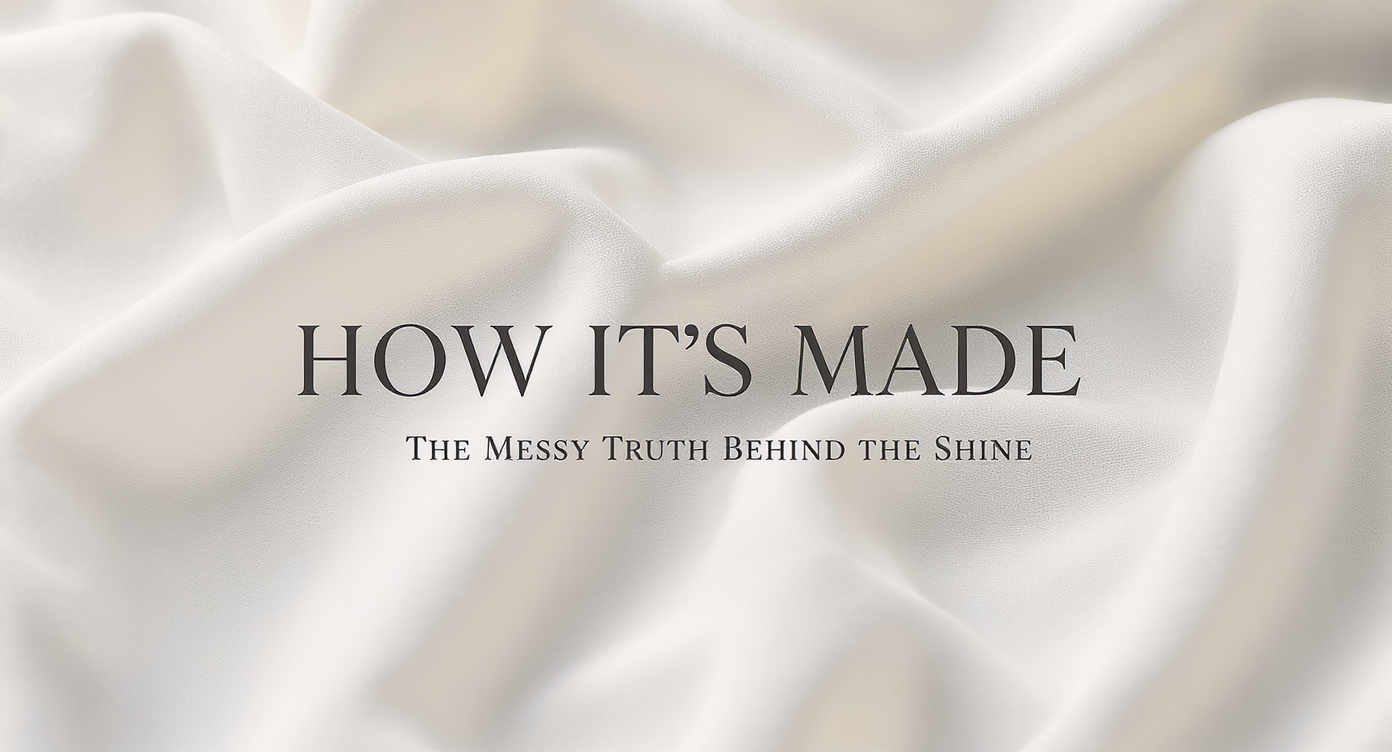 A Complete Guide to Acetate Fabric - How Its Made The Messy Truth Behind the Shine