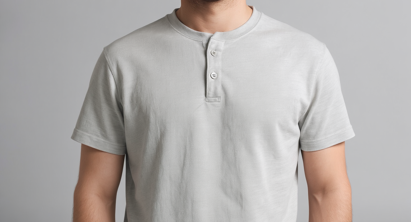 Different Types of T-Shirts – A Visual Guide - Henley T-Shirt The Casual Smart Minefield