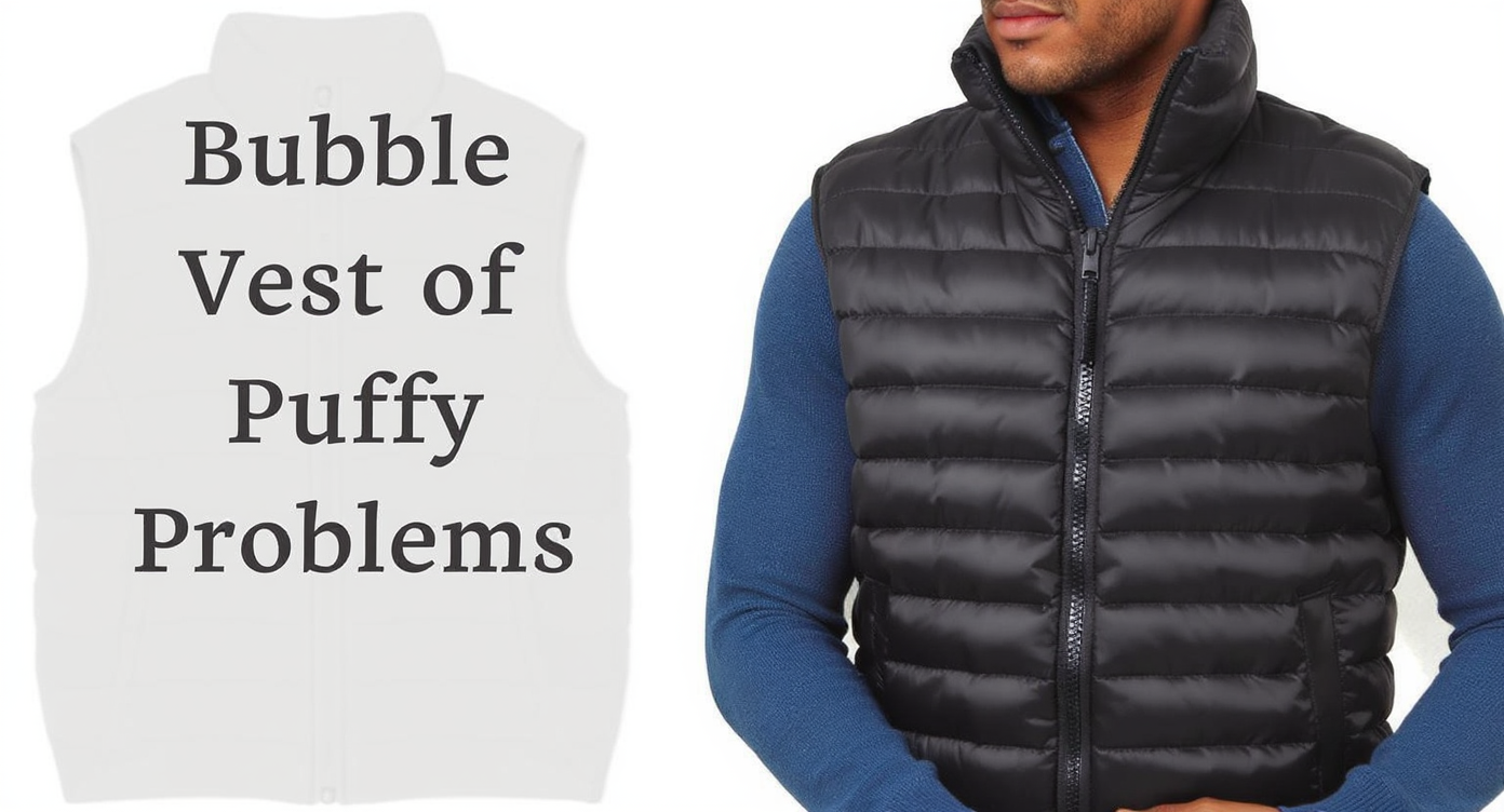 Different Types Of Vests Outerwear Clothing For Men And Women - Bubble Vest Of Men Puffy Problems