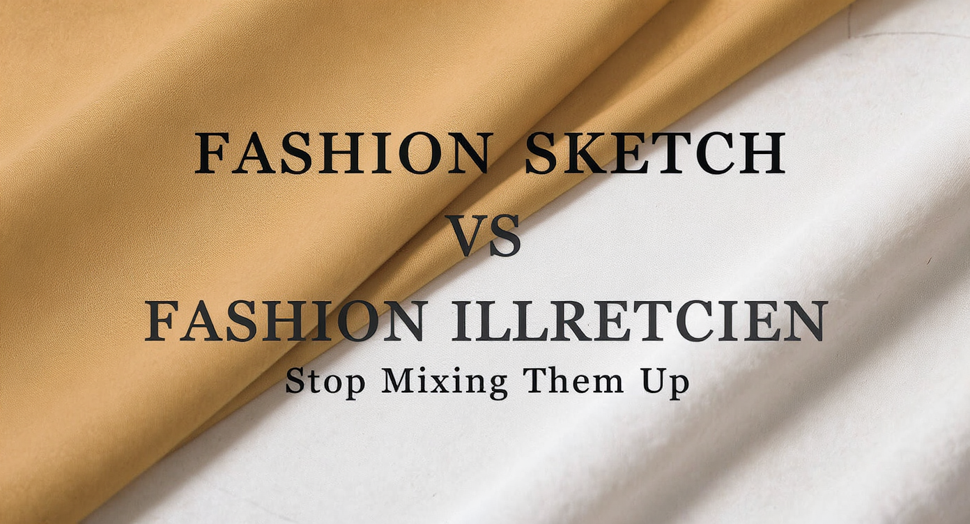 How to Draw Fashion Sketches: A Step-by-Step Guide for Beginners - Fashion Sketch vs Fashion Illustration Stop Mixing Them Up
