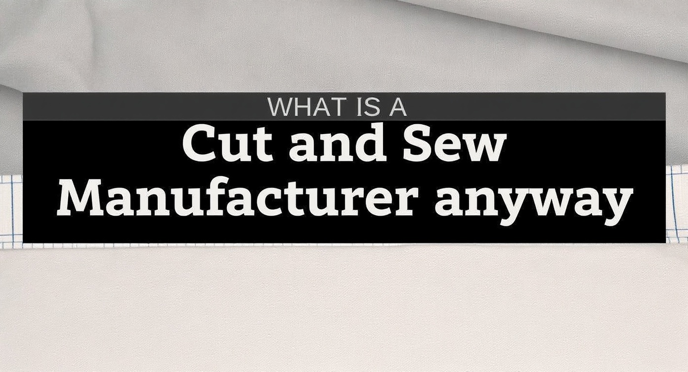 Top 7 Cut and Sew Clothing Manufacturers - What the Hell Is a Cut and Sew Manufacturer Anyway